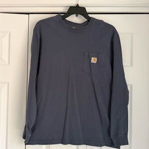 Carhartt Dark Blue Long Sleeve Shirt